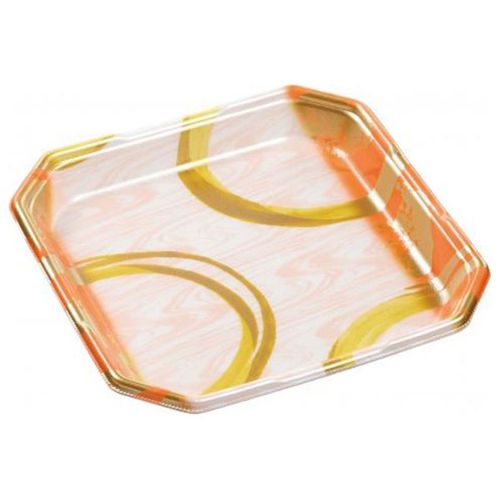 発泡トレー しゃぶしゃぶ3人浅LS 円熟橙 ×8