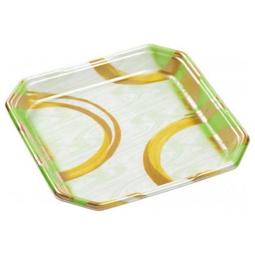 発泡トレー しゃぶしゃぶ3人浅LS 円熟緑 ×8