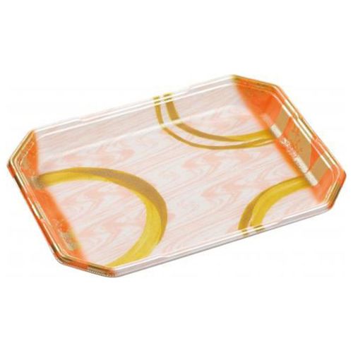 発泡トレー しゃぶしゃぶ4人浅LS 円熟橙 ×6
