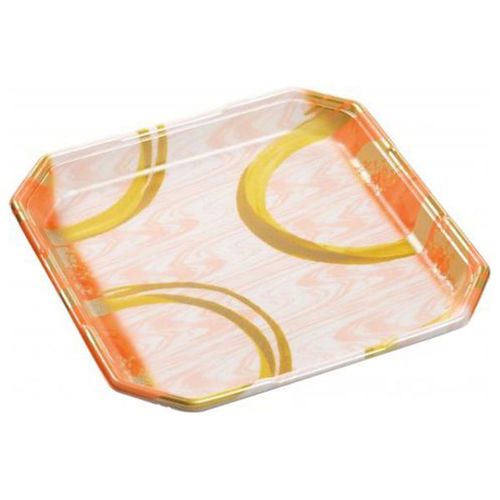 発泡トレー しゃぶしゃぶ5人浅LS 円熟橙 ×6