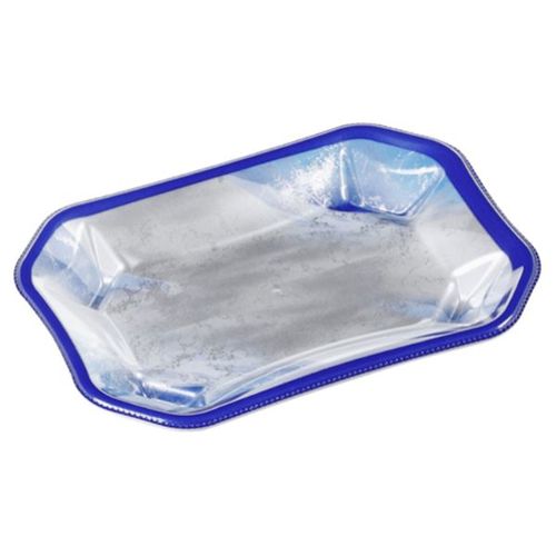 鮮魚トレー 美彩18−13 本体 氷雲青 ×28