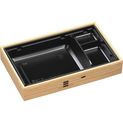 WUかん合−415−2浅 本体 わっぱ黒 ×20