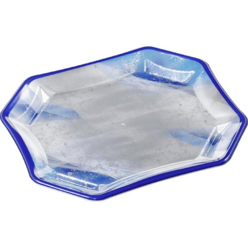 刺身容器 美彩26−22 本体 氷雲青 8セット