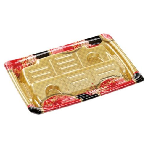 刺身容器Uステージ24−17−1盛台花明り金×12