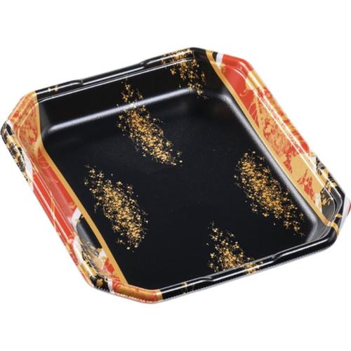 発泡トレーしゃぶしゃぶ長2.5人浅LS流華赤×18