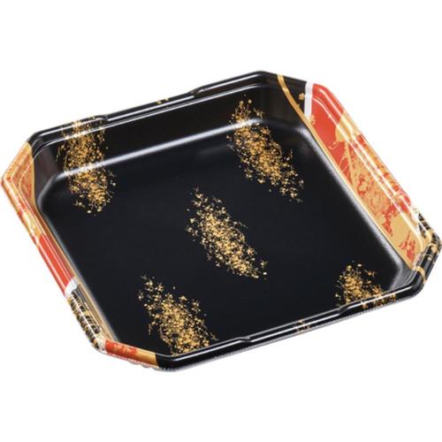 発泡トレー しゃぶしゃぶ3人浅LS 流華赤 ×8