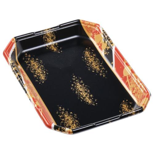 発泡トレーしゃぶしゃぶ長3.5人浅LS流華赤×12