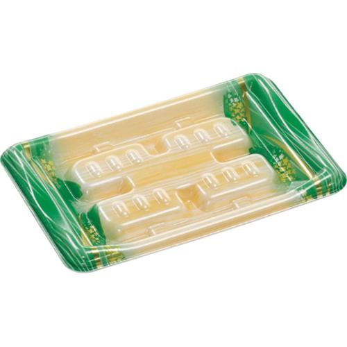 発泡トレー MHT18−12 杉目グリーン ×32