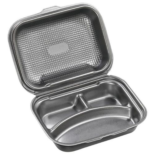 軽食容器 DLVボーノ23−18−1 黒銀W ×6