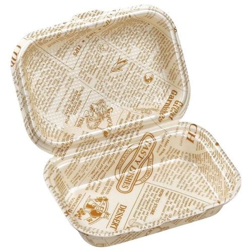 軽食容器 DLVボーノ23−16 タイムス茶W×6