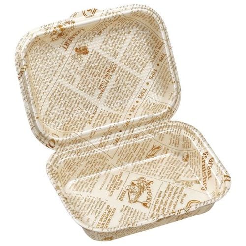 軽食容器 DLVボーノ23−18 タイムス茶W×6