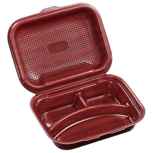 軽食容器 DLVボーノ23−18−1 渋木目W×6