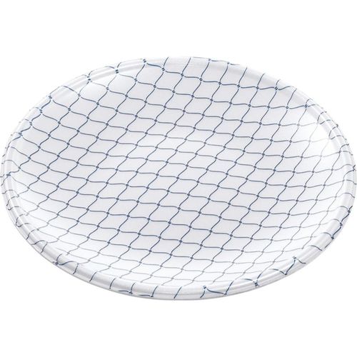 刺身容器 丸皿−19 網ブルー 12セット