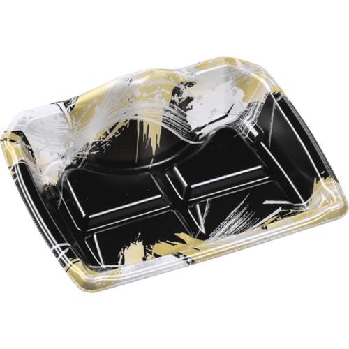 刺身容器 宝山20−16 本体 銀筆金 16セット