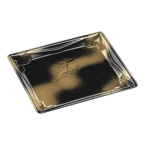 刺身容器Sステージ19−17平本体エコ渋み金×16