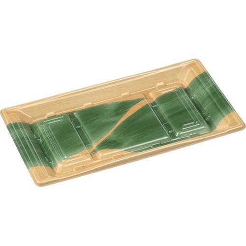 刺身容器 平舟30−16段 本体 木目葉らん×12