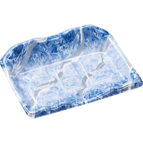 刺身容器 豊山24−19 本体 銀氷青 12セット