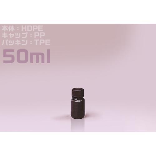 Jボトル丸型広口遮光50ml 滅菌済 500本入