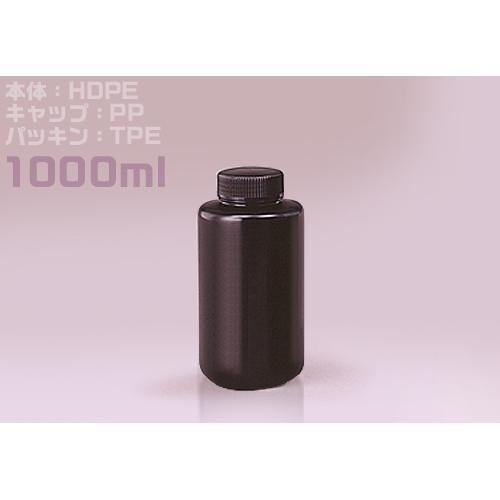 Jボトル丸型広口遮光1L 滅菌済 (50本入)
