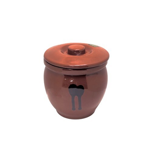 陶器蓋付ミニかめ0.5号385269012セット