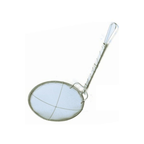 18−8手アミ式丸カス揚げ細目21cm2セット