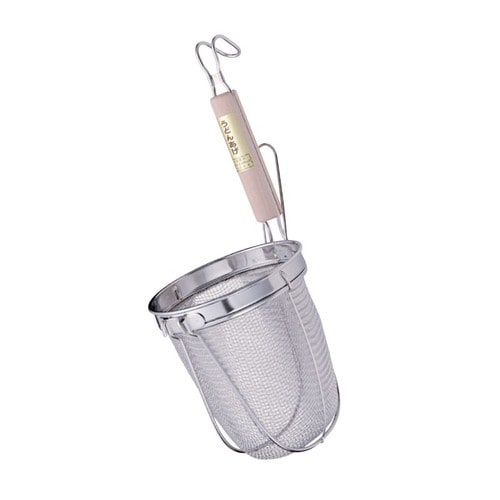 18−8 木柄うどんてぼ(8メッシュ)