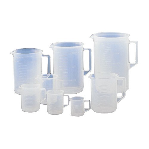 ポリプロピレン 手付ビーカー 5L