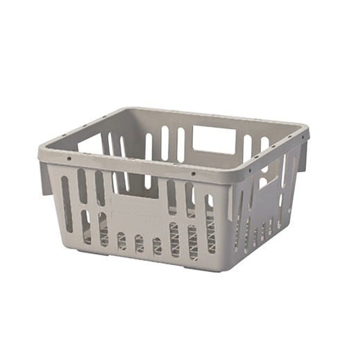 PP食器カゴNo.8400ライトグレー2セット