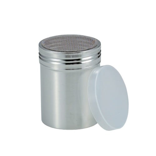 18−8 パウダー缶(アクリル蓋付) 150cc
