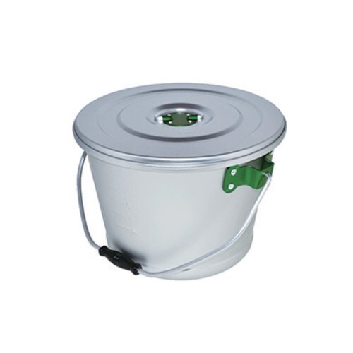 TMC色別食缶シルバーアルマイト TS−10L緑