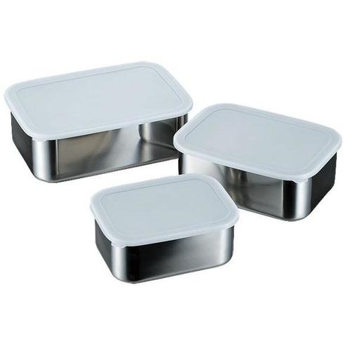 18−8キッチンバット深型密閉式(PE蓋付)小