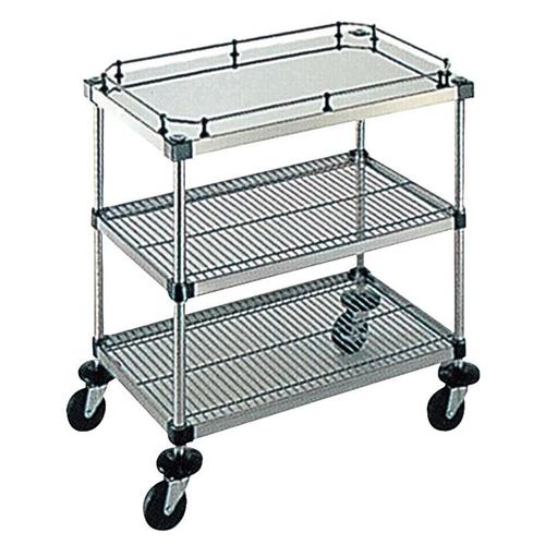 弁慶シェルフワゴン3段4−3−GB−2M−9