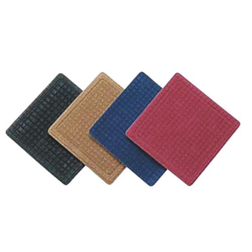 #330角スエードコースターワインレット13×7