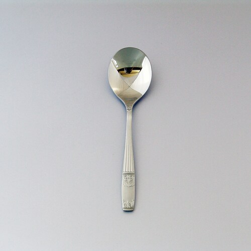 18−10ロッキンガムブイヨンスプーン 9セット