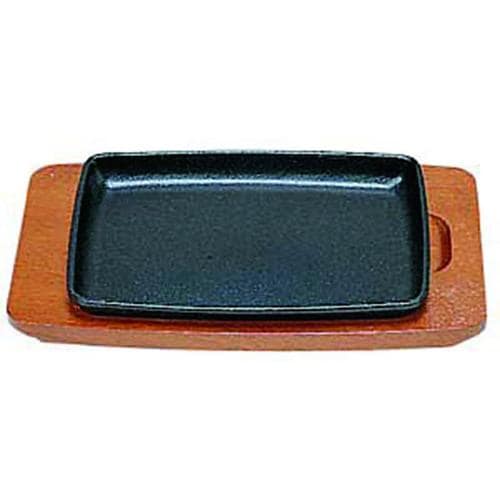 Sステーキ皿角型E22cm 3セット