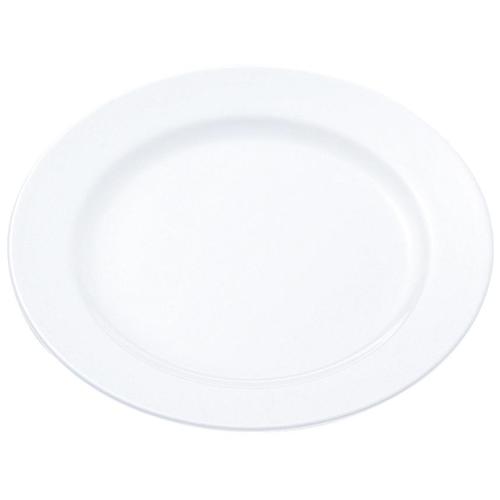 NO.26BWライス皿リム型195(白)16セット