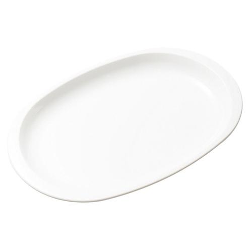 NO.1707Wポリプロ小判皿(ホワイト)×28