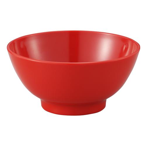 NO.13Aカスミ型汁椀(身)(朱赤) 21セット