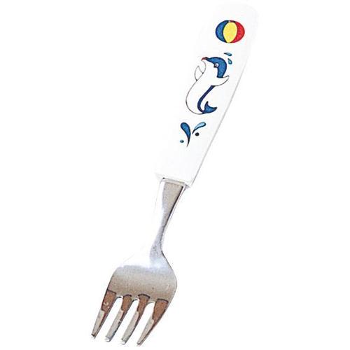 PC柄お子様フォークL−17イルカフォーク×32