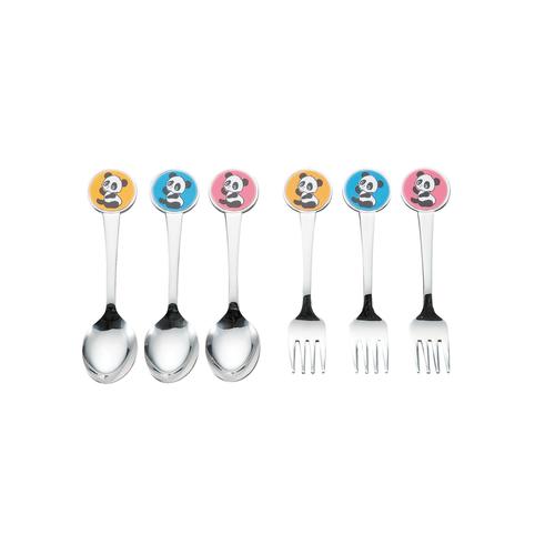 丸型パンダお子様スプーン黄 55セット