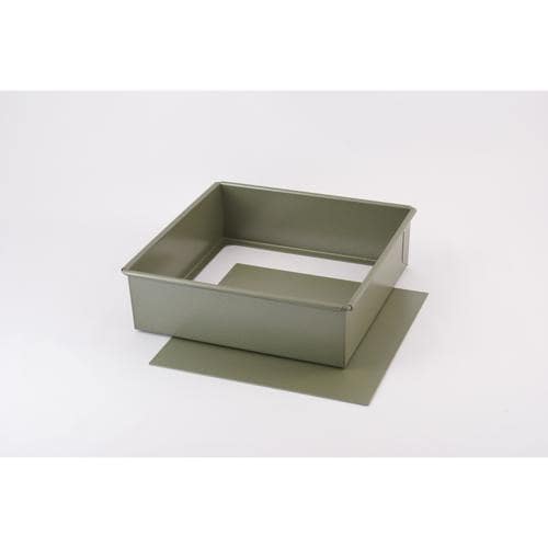 ベイクウェアー角型デコレーション底取18cm×7