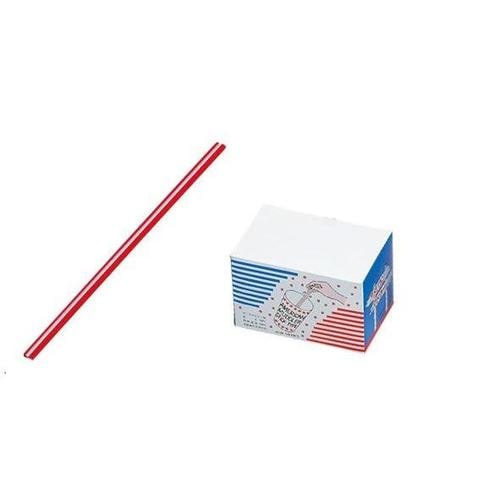 マドラーストロー13cmφ2x2赤500本入×8