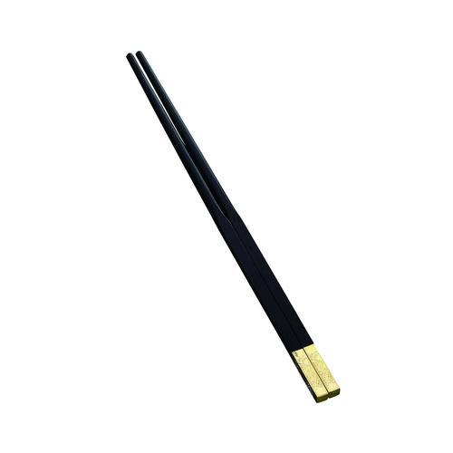 燕舞黒壇箸龍金キャップ先太タイプ 8セット