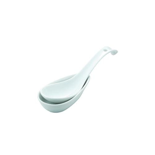 白磁丸型ラーメンレンゲ 15セット