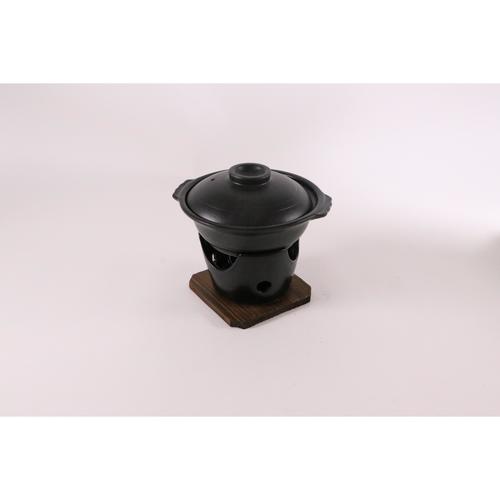 HB−5219陶器製寄せ鍋コンロ付セット