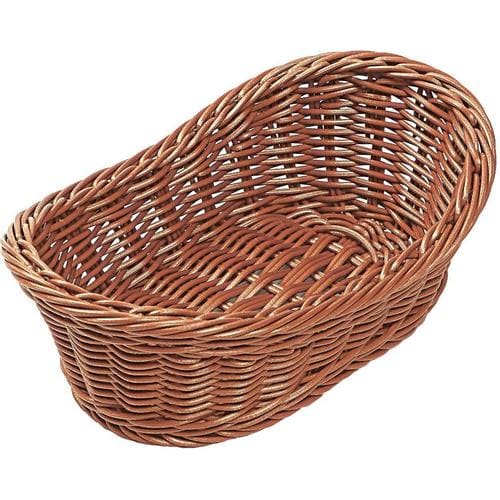 舟型バスケット25型茶色FG−125−BR×10