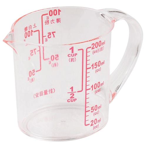 大きい目盛耐熱計量カップ200m×26