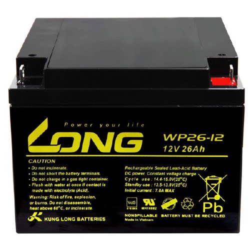 制御弁式鉛蓄電池 WP26−12