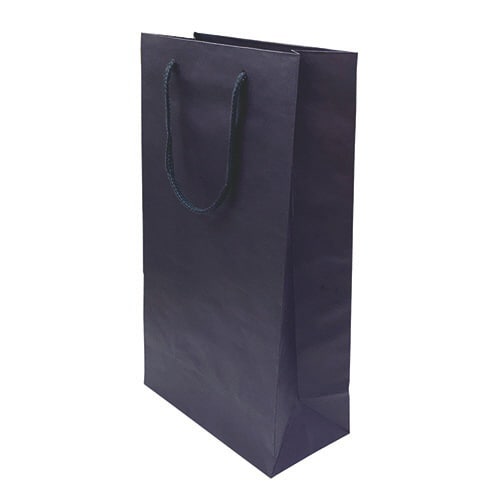 ワインバッグ 2本用 ネイビー 1パック(5枚入)