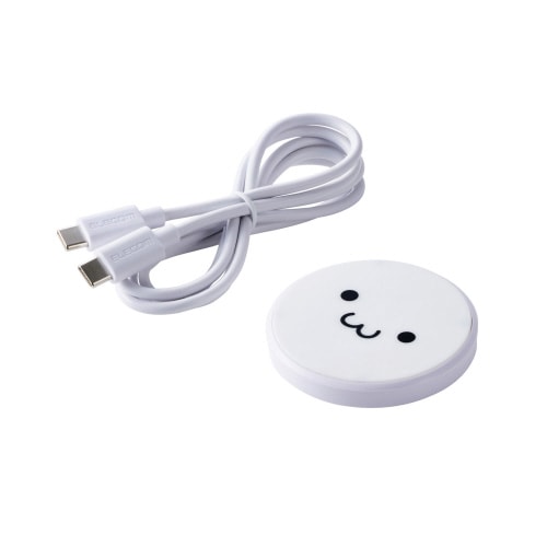 ワイヤレス充電器 Qi認証 最大10W しろちゃん